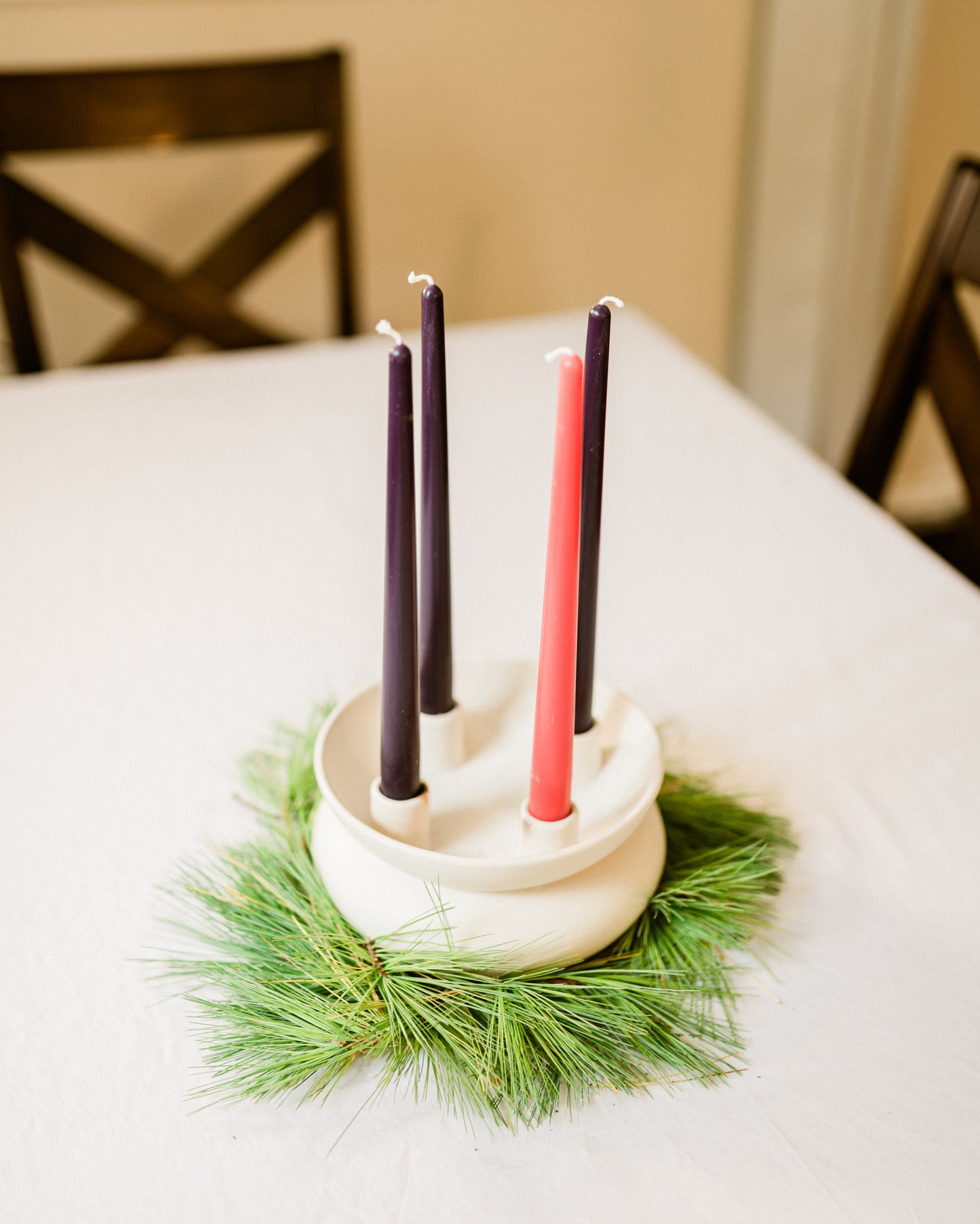 Beeswax Advent Candles